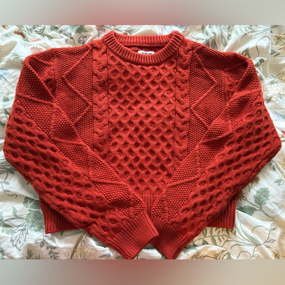 Target x Future Collective cropped orange sweater - Picture 3 of 4